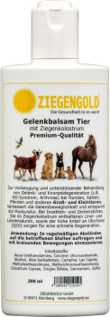 Gelenkbalsam Tier